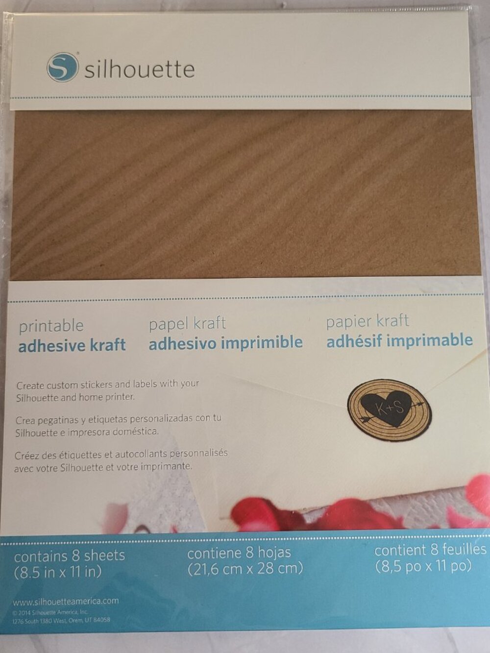 Silhouette Cameo Sticker Sampler Accessories Papers Lot of 5 - Picture 4 of 15